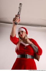 JAROSLAVA STANDING POSE WITH GUN